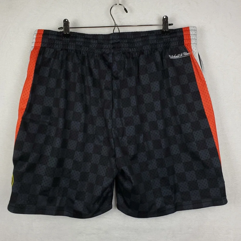 San Jose Clash Mitchell‎ & Ness MLS 2XL XXL Jersey Shorts Cut & Sew Logos NWT